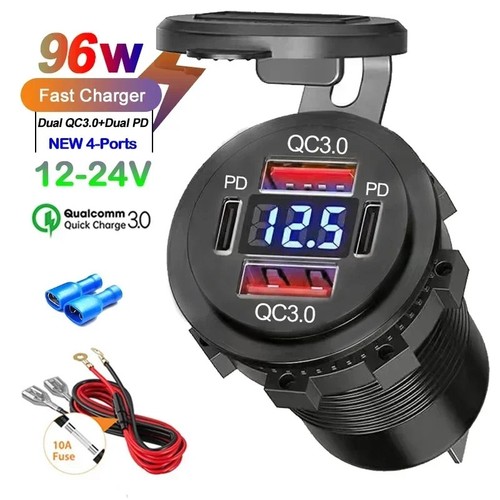 12v usb socket - 12v, camper