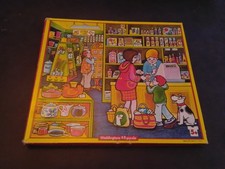 ? Vintage Shopping Jigsaw Puzzle 48 Pieces Character Pieces Complete