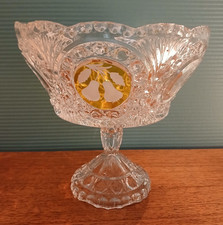 LARGE BOHEMIAN CRYSTAL BOWL