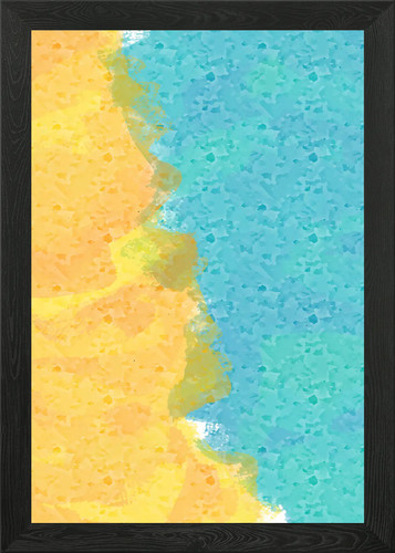 Abstract beach watercolor - abstract,