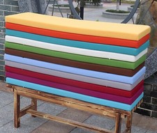 OUTDOOR 2 3 4 SEATER BENCH PAD WATERPROOF FABRIC GARDEN FURNITURE SEAT CUSHION