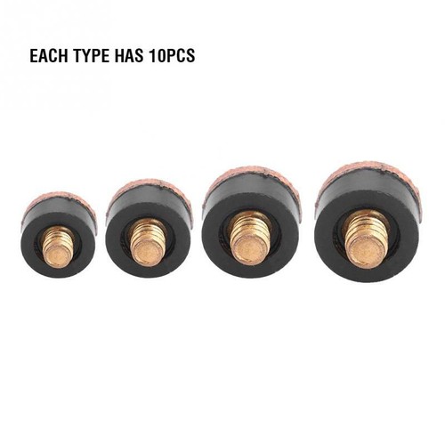 10pcs brass leather cue - 10pcs,