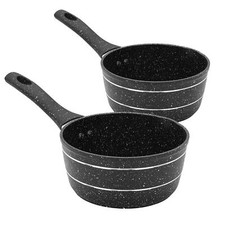 Non-Stick Milk Pan Saucepan Forged Aluminium Granite Coating Tea Pan