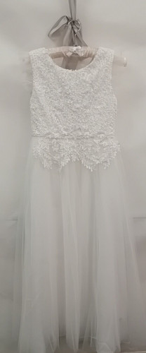 Monsoon ivory tulle crochet - tulle, &