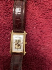 Gents Disney Watch With. Leather Strap Mickey Mouse