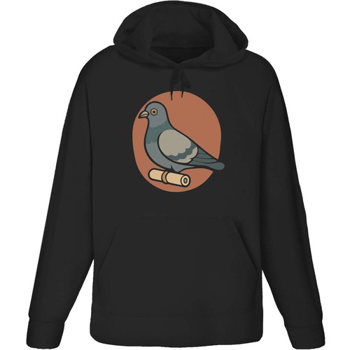 Carrier pigeon adult hoodie - 'carrier,