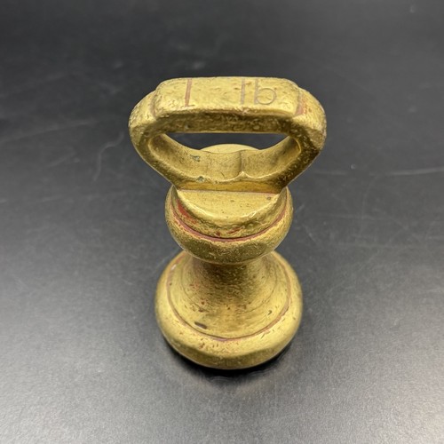 Vintage 1lb avery brass bell - brass,