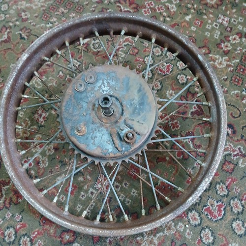 Norton rear wheel 16h - 16h, es2