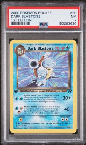 Psa dark blastoise - dark,