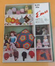 Original Vintage Emu B.23 76 Novelties Knitting Patterns Booklet