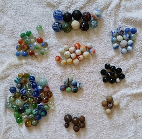 Vintage marble lot antique - vintage,