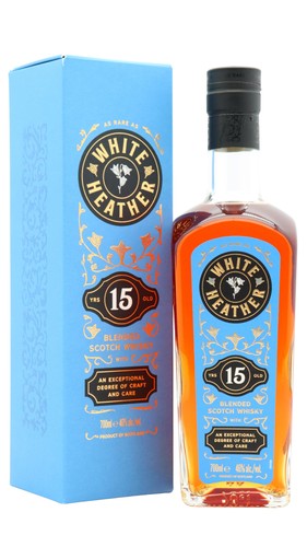 White heather blended scotch - white,