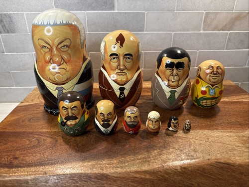 Vintage hand painted wood - hand,