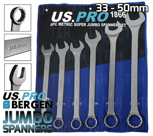 Pro jumbo spanners 6pc - jumbo,