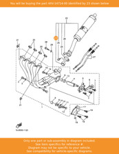 YAMAHA Gasket, Muffler
