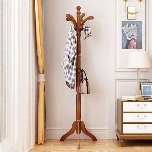 Wooden coat stand rack - stand,