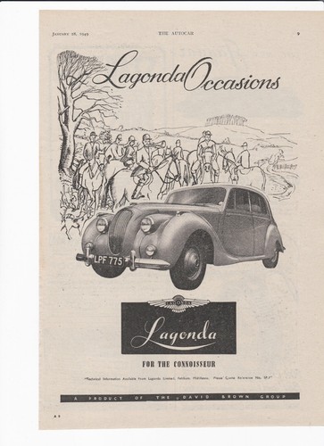 Lagonda litre original - 2.6,
