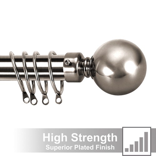 Curtain pole extendable - extendable, metal