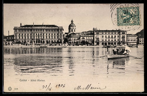 Como hotel pliny - pliny,, postcard