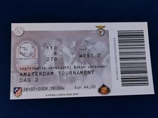Amsterdam Tournament Ticket 2009 Ajax Sunderland Benfica Atletico Madrid