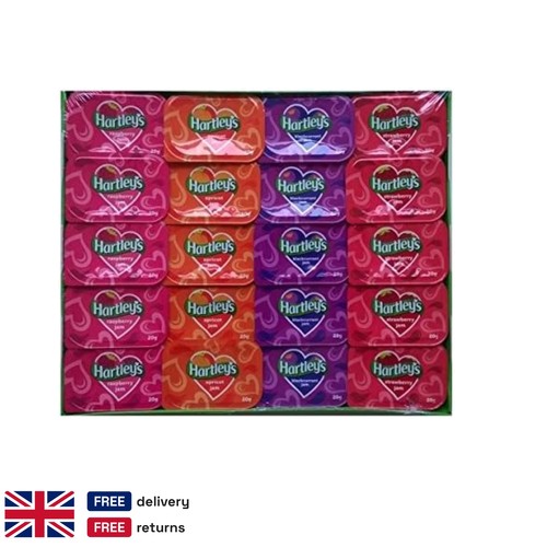 Hartley jams sachets - 20, 20g