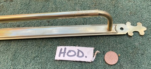 69cm brass towel rail pans - 1x,