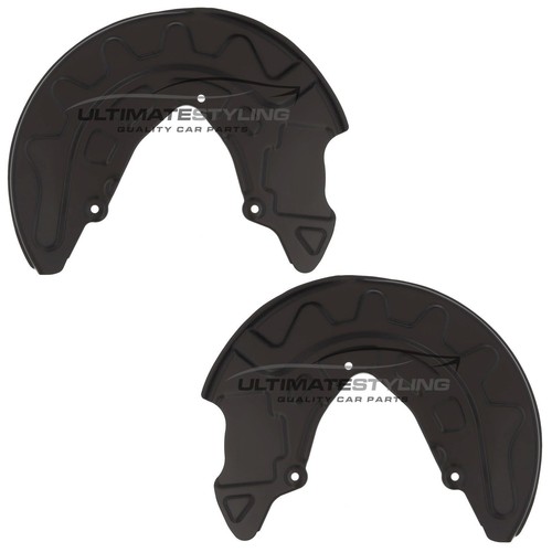 Front brake disc dust shields - brake,