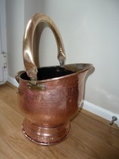 Traditional Brass Coal Bucket