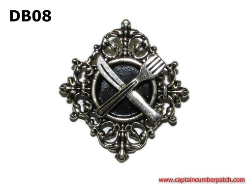 Steampunk brooch badge - steampunk,
