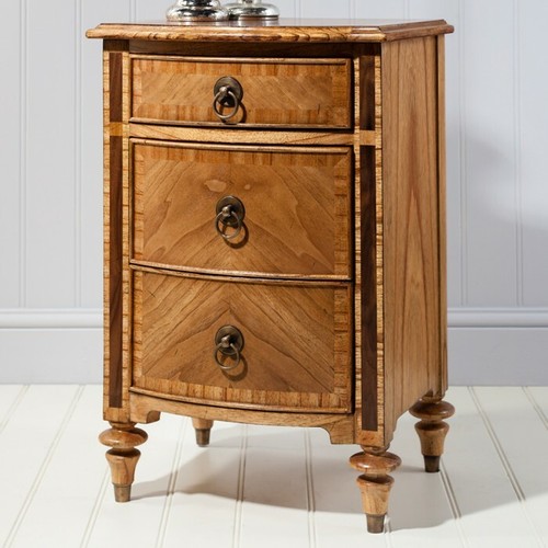 Bedside table drawer walnut - table, 3