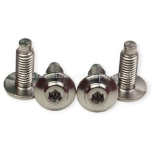 4x Titanium Heel Plates Screws