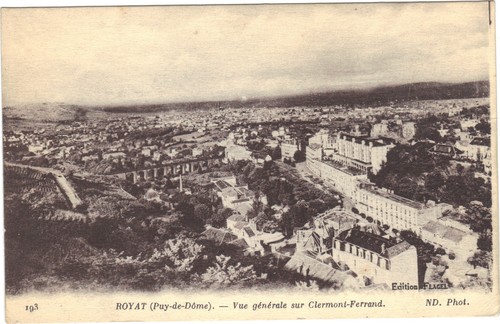 Royat general view - royat, of