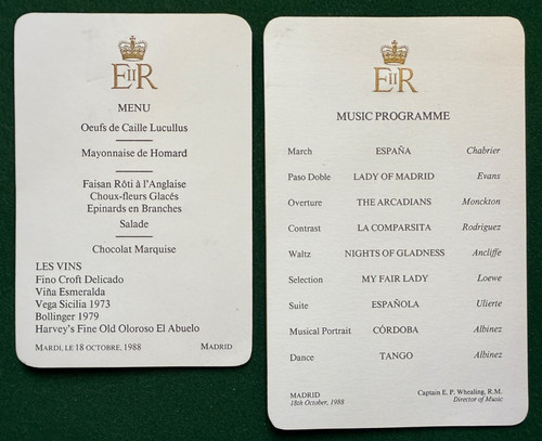 Antique royal menu music prog - antique,