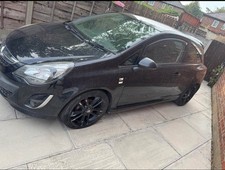 FOR BREAKING - 2014 VAUXHALL CORSA D LIMITED EDITION 1.2 PETROL IN BLACK 3DR