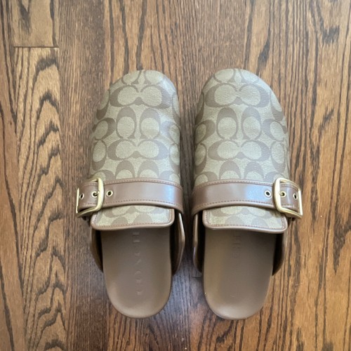 Coach signature logo leather - coach,