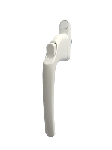 White upvc window handles - white,