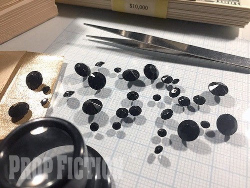 Movie prop jet obsidian set - movie,