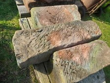 Reclaimed Dressed Red Sandstone Blocks** X 3 ***Various Sizes**