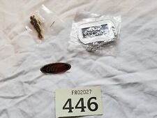 2 x James Bond 007 metal pin badges inc 40th Anniversary &Top Secret Dog Tag