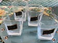 Johnnie Walker Black Label Old Scotch Whiskey x 4 Glasses Unboxed VGC