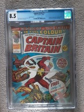 Marvel Captain Britain  #1 CGC 8.5 With Mask