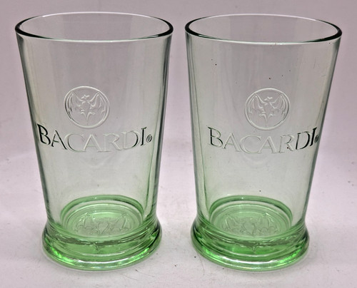 Pair bacardi rum - pair, glasses