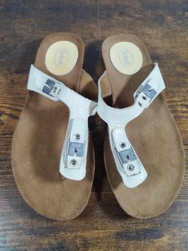 Scholls bimini white flip flop - flip,