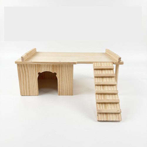 Wooden hamster hideout - wooden, fun