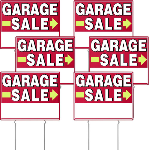 Garage sale signs - 17", 13"