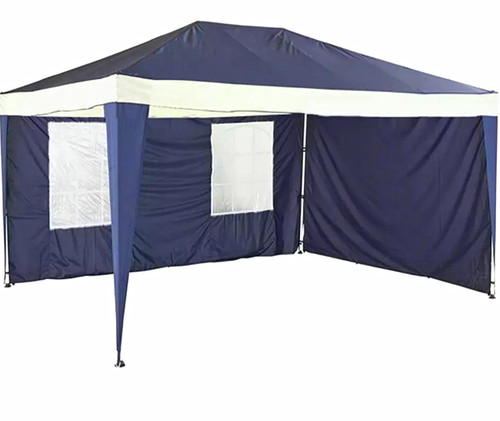 Gazebo with side - x, 4m