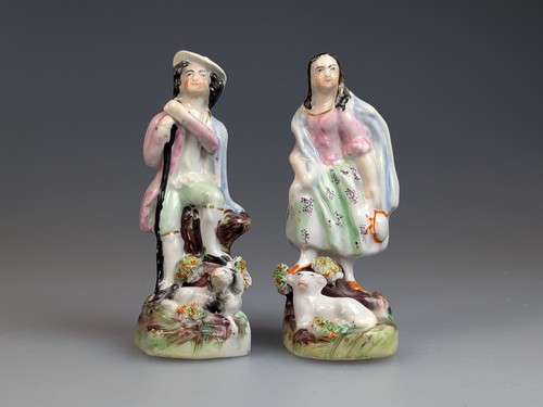 Pair antique 19thc - antique,
