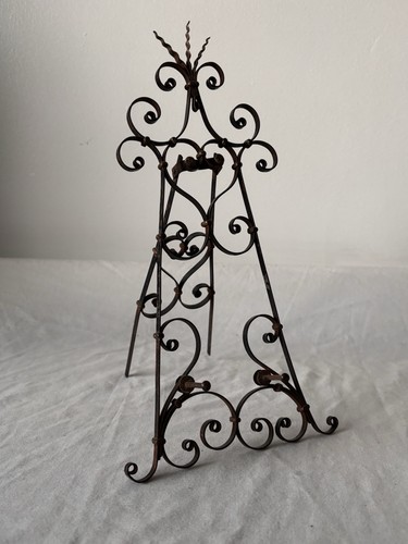 Antique small easel stand - easel,