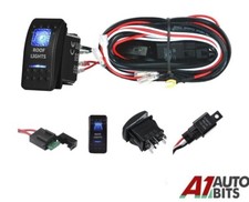 12V 24V LED Work Light Bar Wiring Kit Harness Loom Switch Relay Kit 2 Leads UK