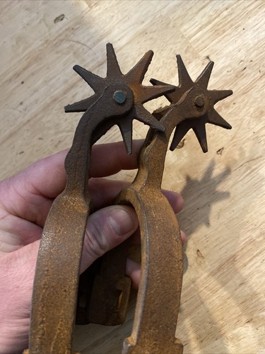Spur set cowboy patina - spur,